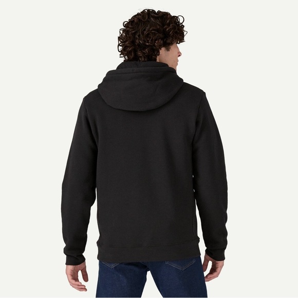 Patagonia Men’s Black P-6 Logo Uprisal Hoody, comfortable pullover, size large - Picture 7 of 7